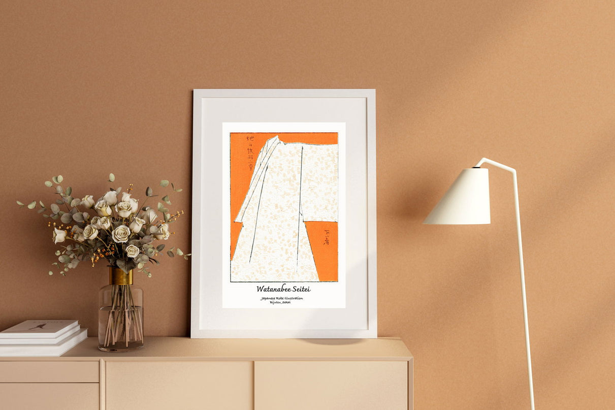 Watanabee Seitei - Japanese Robe Illustration Poster
