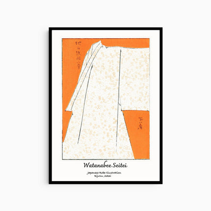 Watanabee Seitei - Japanese Robe Illustration Poster
