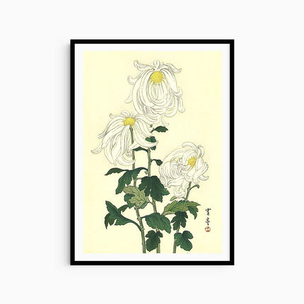 Watanabee Seitei - White Chrysanthemums