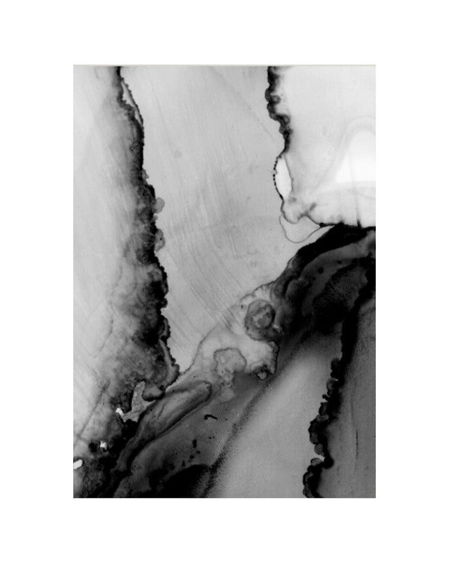 Watercolor Black Strokes Poster
