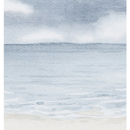 Watercolor Calm Sea Poster