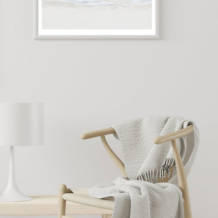 Watercolor Calm Sea Poster
