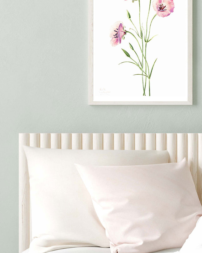 Watercolour Roses Poster