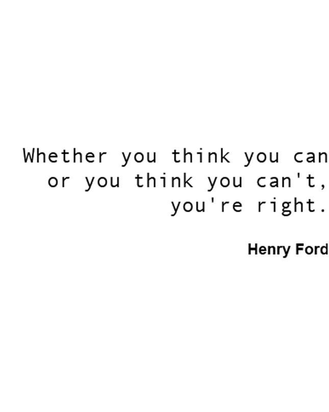 Whether You Think You Can Or You Think You Can't, You're Right Poster