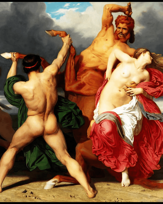 William Bouguereau - Battle Of The Centaurs
