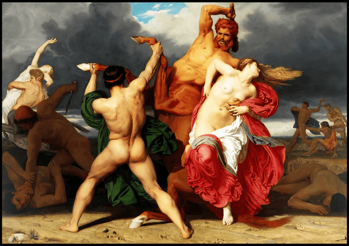 William Bouguereau - Battle Of The Centaurs