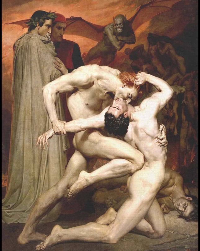 William Bouguereau - Dante and Virgil in Hell