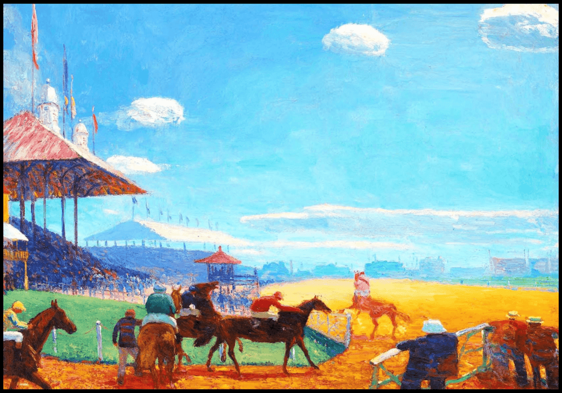 William James Glackens - Race Track