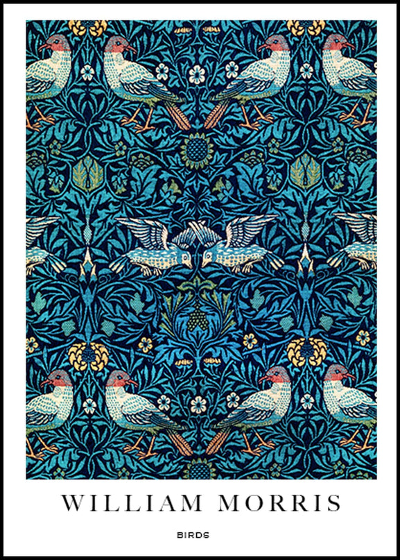 William Morris - Birds Poster