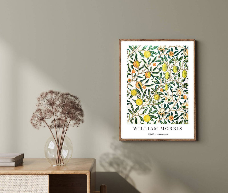 William Morris - Fruit - Pomegranate Poster