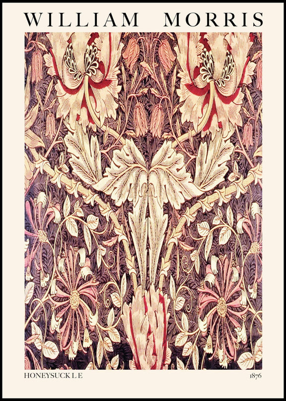 William Morris - Honeysuckle Poster