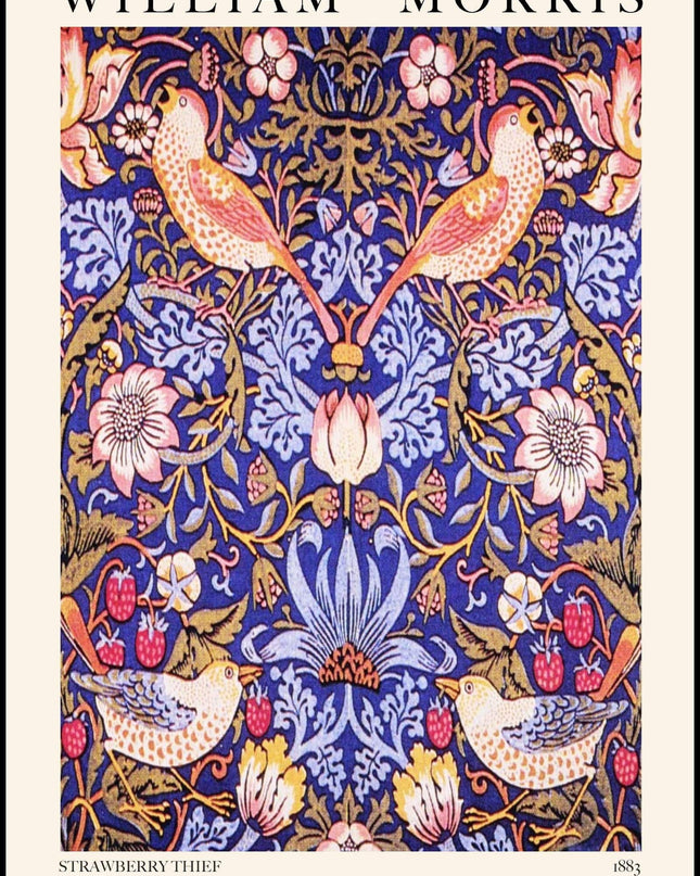 William Morris - Strawberry Thief Poster