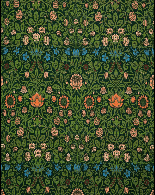 William Morris - Violet and Columbine No 2