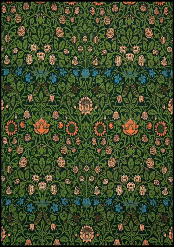 William Morris - Violet and Columbine No 2