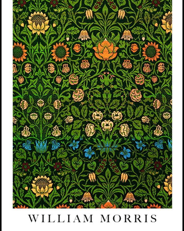 William Morris - Violet and Columbine Poster