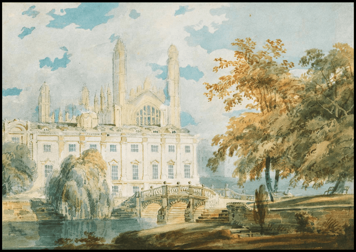 William Turner - Clare Hall and King's College Chapel