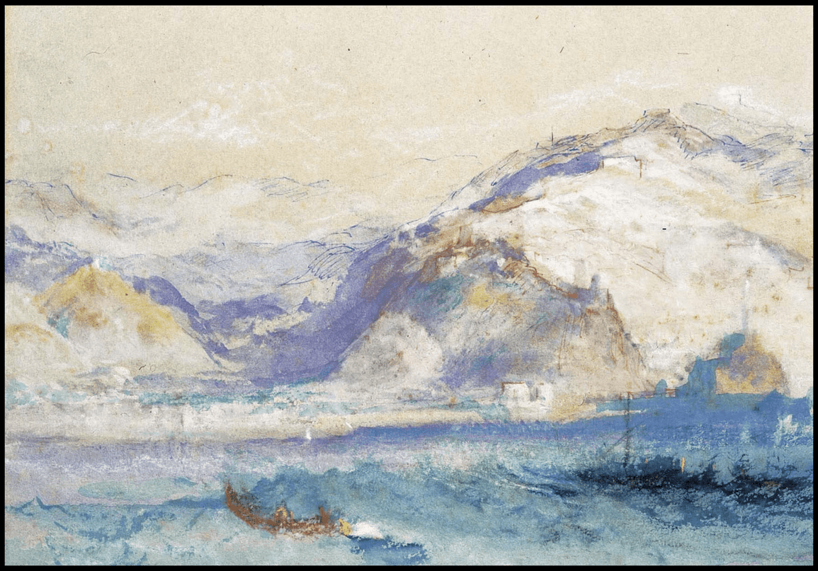William Turner - Genoa from the Sea