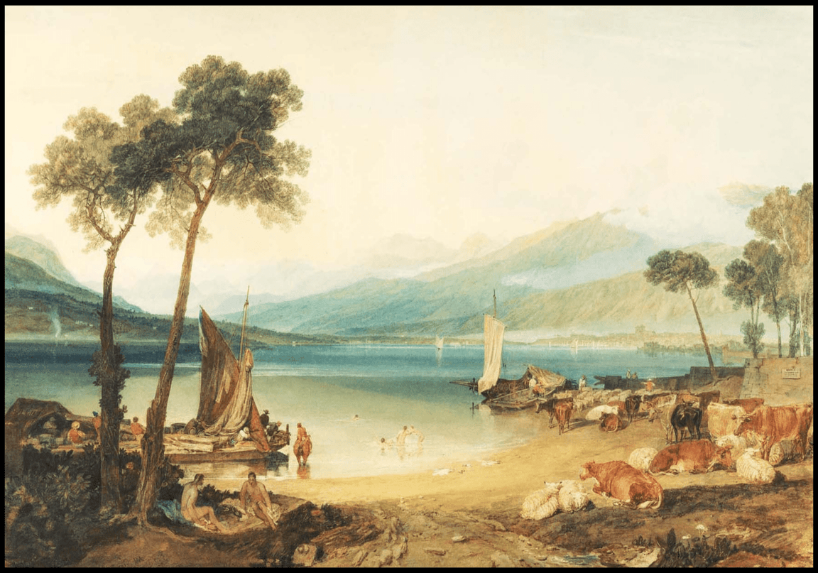 William Turner - Lake Geneva and Mount Blanc
