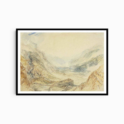 William Turner - View in the St. Gotthard Pass