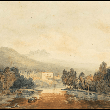 William Turner - Villa Salviati on the Arno