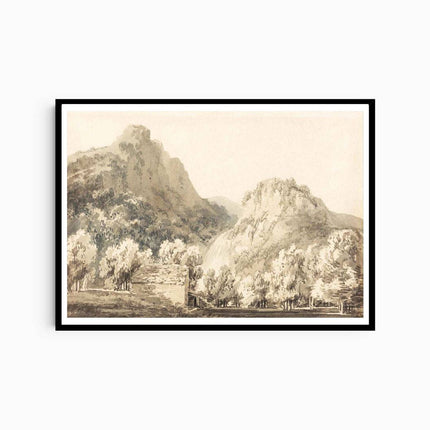William Turner - Waterfall of Lodore, Cumberland