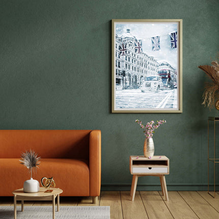 Winter In London Poster
