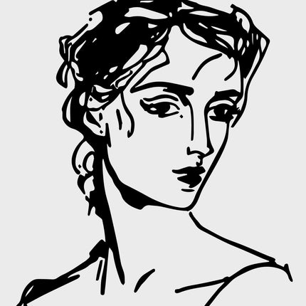 Woman Bust Poster