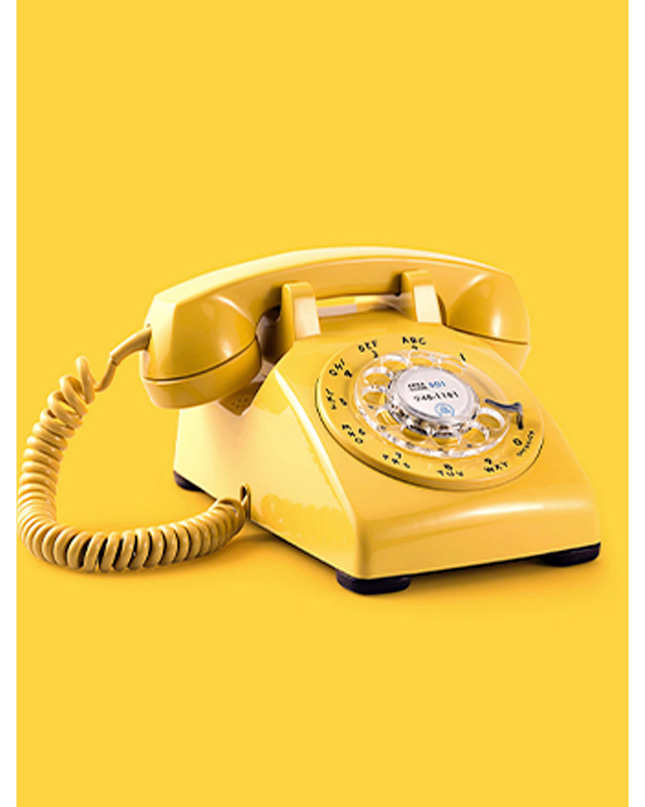 Yellow Phone Poster