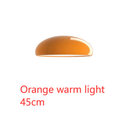 Danish Orange Restaurant Pendant Lamp Orange warm light 45cm