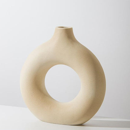 Round Vase Decoration Creative Ceramic Crafts