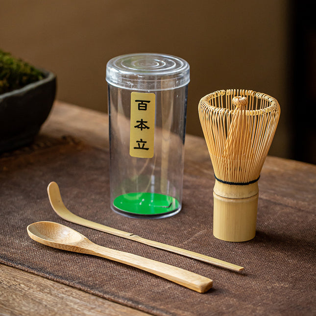 Tea Bowl Matcha Brushing Tea Tool Set Japanese Gift Box