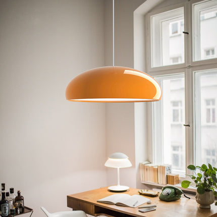 Danish Orange Restaurant Pendant Lamp Orange white light 45cm