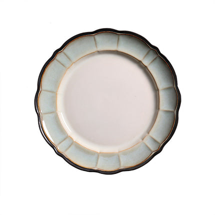 Lotus Pond Moonlight American Western Tableware Creative Ceramic Bowl Cup Set Market