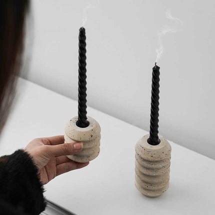 Creative Nordic Cave Thread Candle Holder Natural Decorative Ornaments