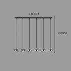 6head long black dish