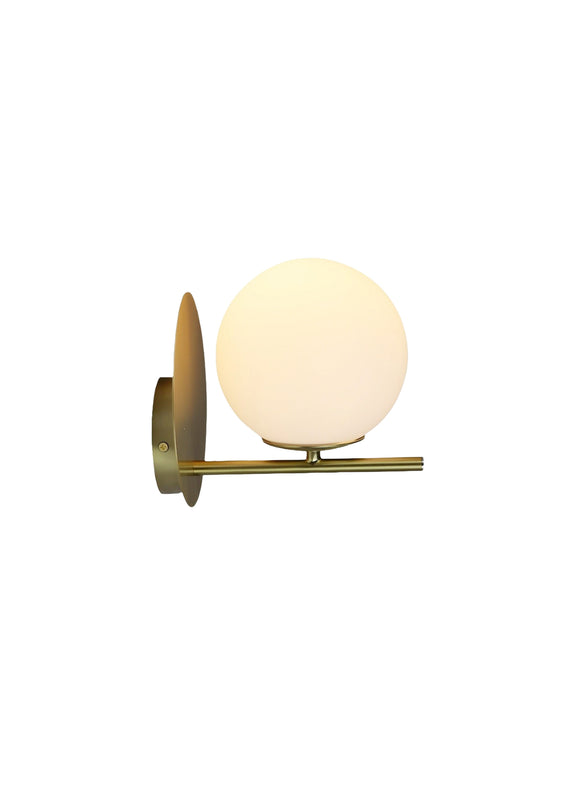 Nordic Aisle Copper Glass Wall Lamp