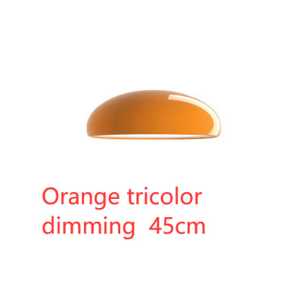 Danish Orange Restaurant Pendant Lamp Orange tricolor dimming 45cm