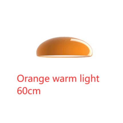 Danish Orange Restaurant Pendant Lamp Orange warm light 60cm