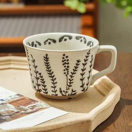 Minimalist Nordic Ceramic Home Hand-painted Mugs Mancao 400ml
