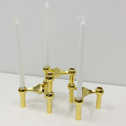 Molecular Net Red Minimalist Indifferent Candle Holder