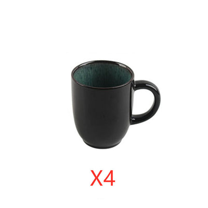 Retro bowls and plates Mug 4pcs