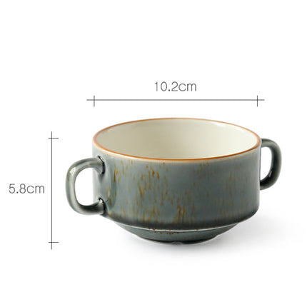 Household European-style Simple Ceramic Tableware H