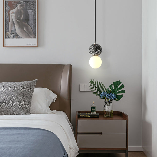 Nordic Ins Modern Cement Terrazzo Small Chandelier