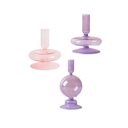Nordic Creative Glass Candle Holder