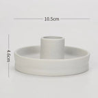 Straight base plain white