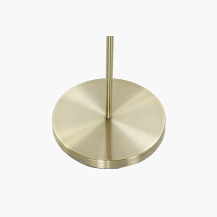 Floor Lamp Crystal Golden Metal Transparent