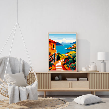 Italian Seascape Poster