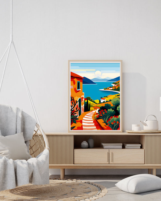 Italian Seascape Poster