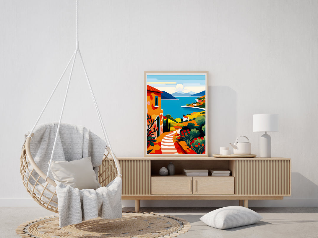 Italian Seascape Poster