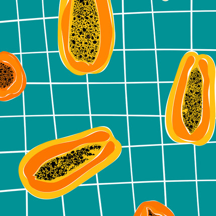 Gorgeous Papaya Poster